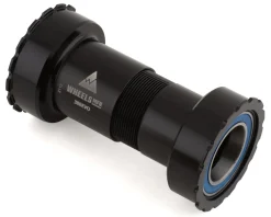 Wheels Manufacturing Bottom Brackets & Parts|24mm Bottom Bracket (Black) (BB386 EVO) (ABEC-3 Bearings)
