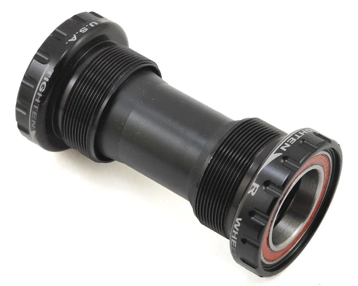 Wheels Manufacturing Bottom Brackets & Parts|MTB Bottom Bracket (Black) (BSA) (Angular Contact Bearings) (24mm/Shimano Spindle)