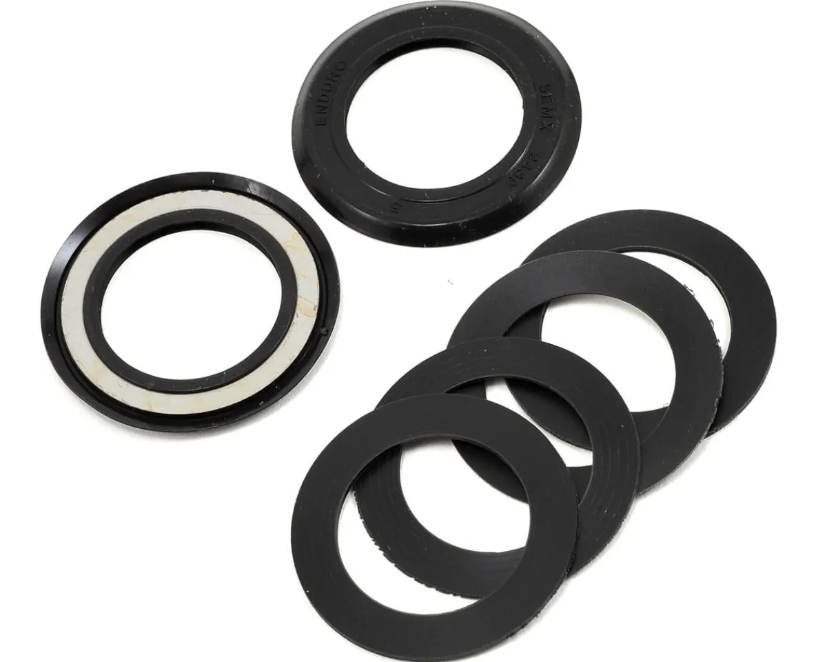 Wheels Manufacturing Bottom Brackets & Parts|Outboard Bottom Bracket (Black) (BB86/92) (24mm Spindle) (Angular Contact Bearings)