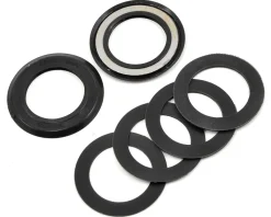 Wheels Manufacturing Bottom Brackets & Parts|Outboard Bottom Bracket (Black) (PF30) (68/73mm) (24mm Spindle) (Angular Contact Bearings)