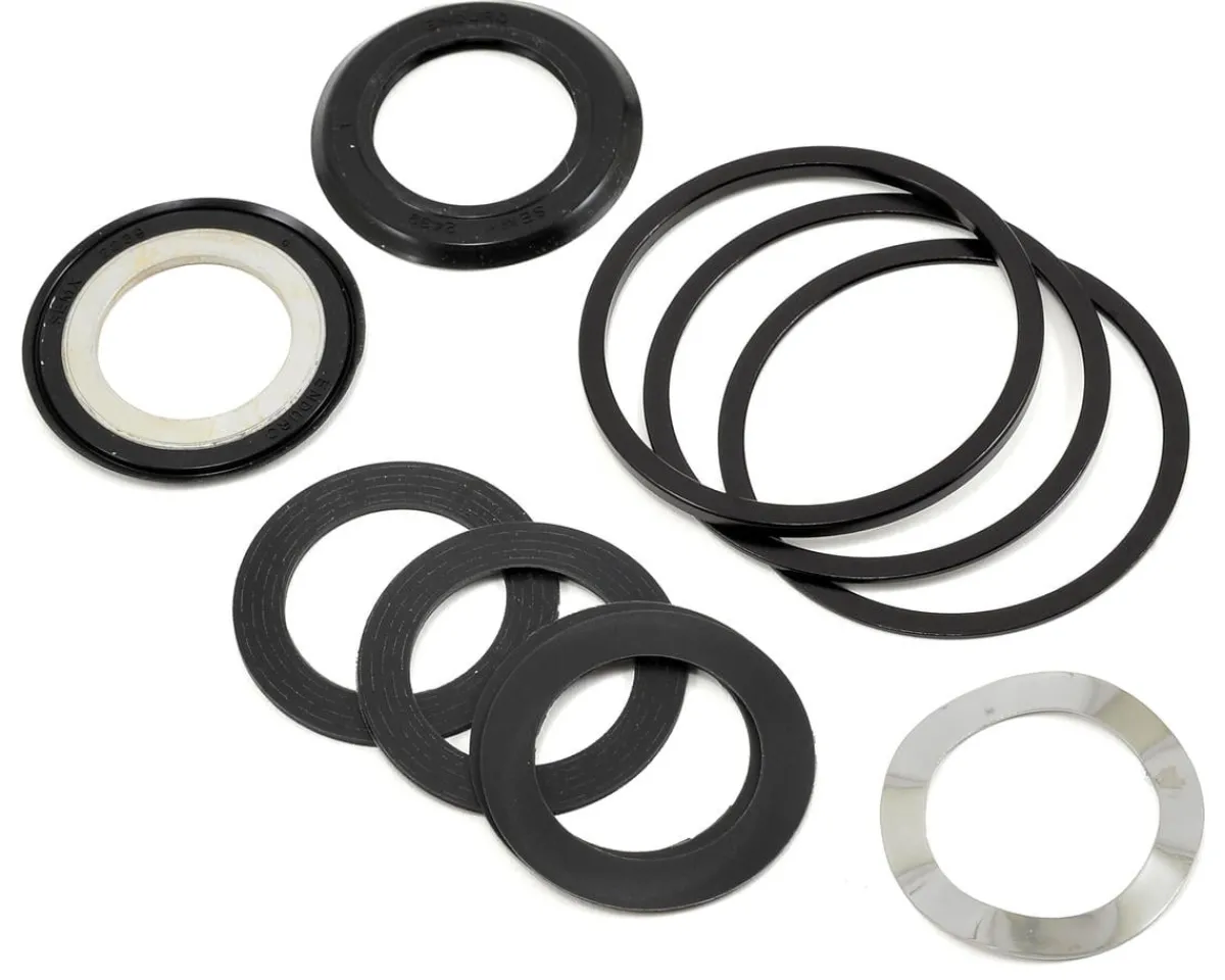 Wheels Manufacturing Bottom Brackets & Parts|Outboard Bottom Bracket (Black) (BB30) (SRAM GXP Spindle)