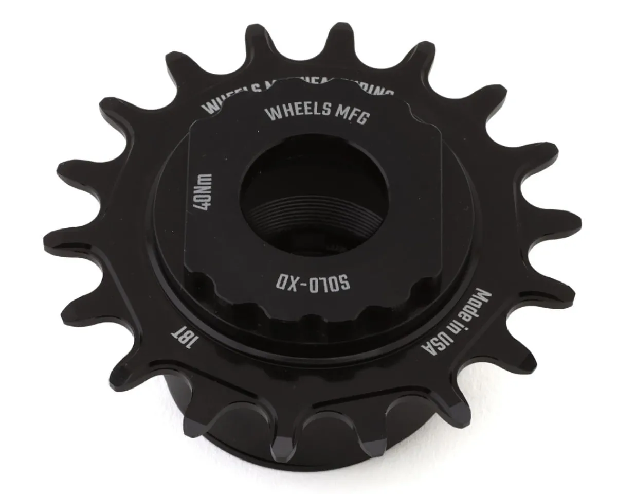 Wheels Manufacturing Cassettes|SOLO-XD Single Speed Conversion Kit (Black) (18T)
