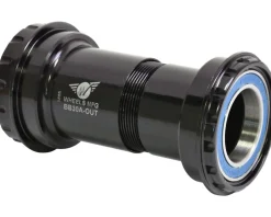 Wheels Manufacturing Bottom Brackets & Parts|Thread Together Bottom Bracket (Black) (BB30A) (24mm/Shimano Spindle)