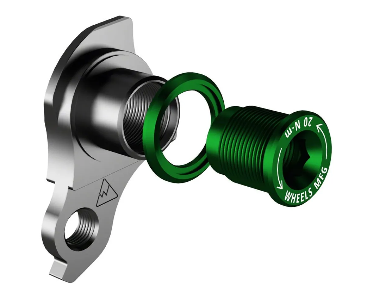 Wheels Manufacturing Derailleurs & Parts|UDH Derailleur Hanger (Green)