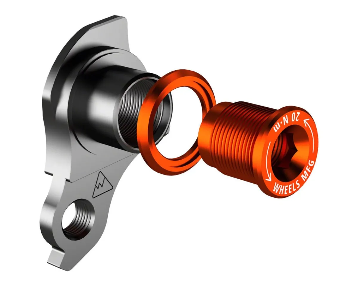 Wheels Manufacturing Derailleurs & Parts|UDH Derailleur Hanger (Orange)