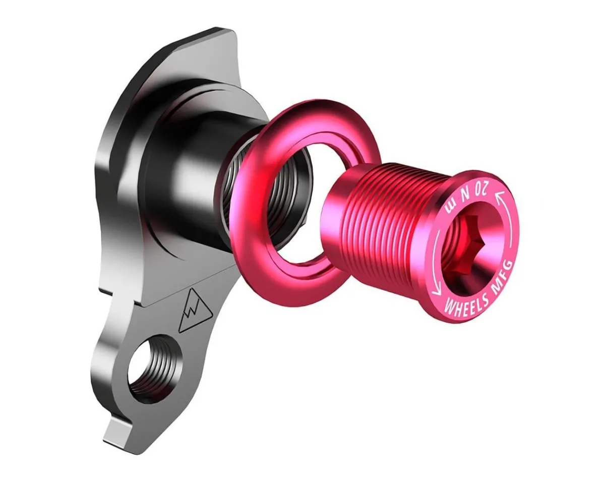 Wheels Manufacturing Derailleurs & Parts|Universal Derailleur Hanger 487 (Pink) (UDH) (For Trek ABP MTB Frames)