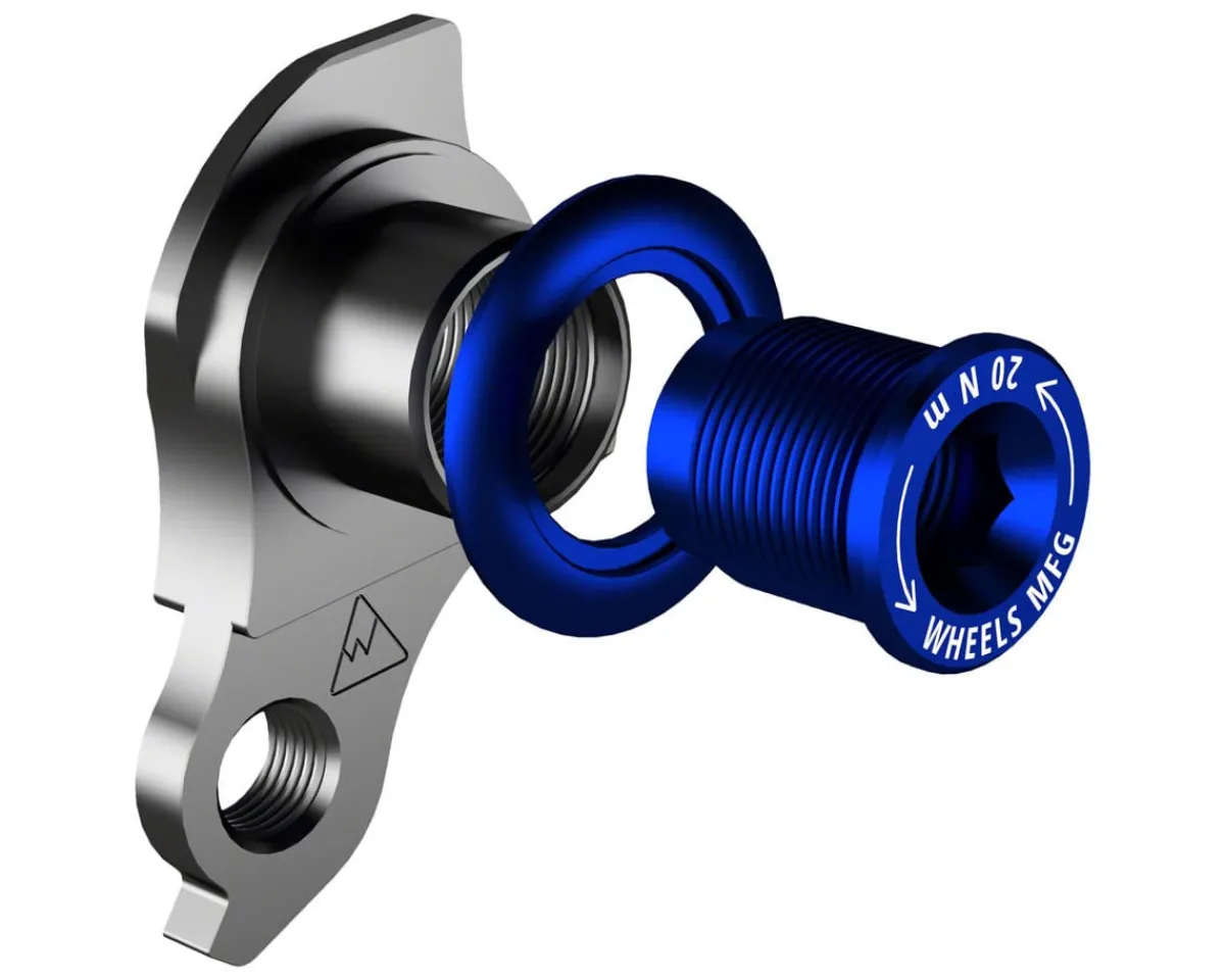 Wheels Manufacturing Derailleurs & Parts|Universal Derailleur Hanger 487 (Blue) (UDH) (For Trek ABP MTB Frames)