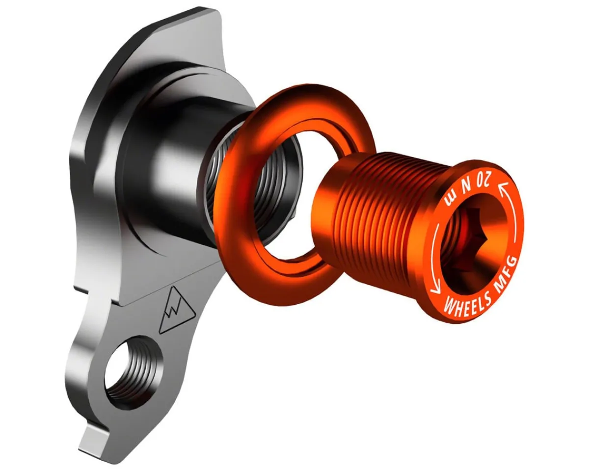 Wheels Manufacturing Derailleurs & Parts|Universal Derailleur Hanger 487 (Orange) (UDH) (For Trek ABP MTB Frames)