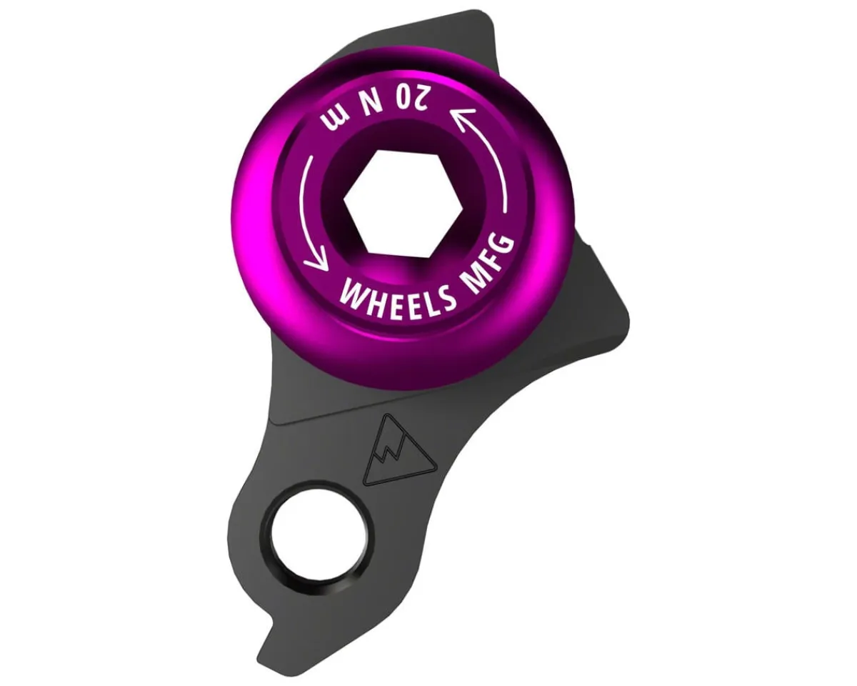 Wheels Manufacturing Derailleurs & Parts|Universal Derailleur Hanger 487 (Purple) (UDH) (For Trek ABP MTB Frames)