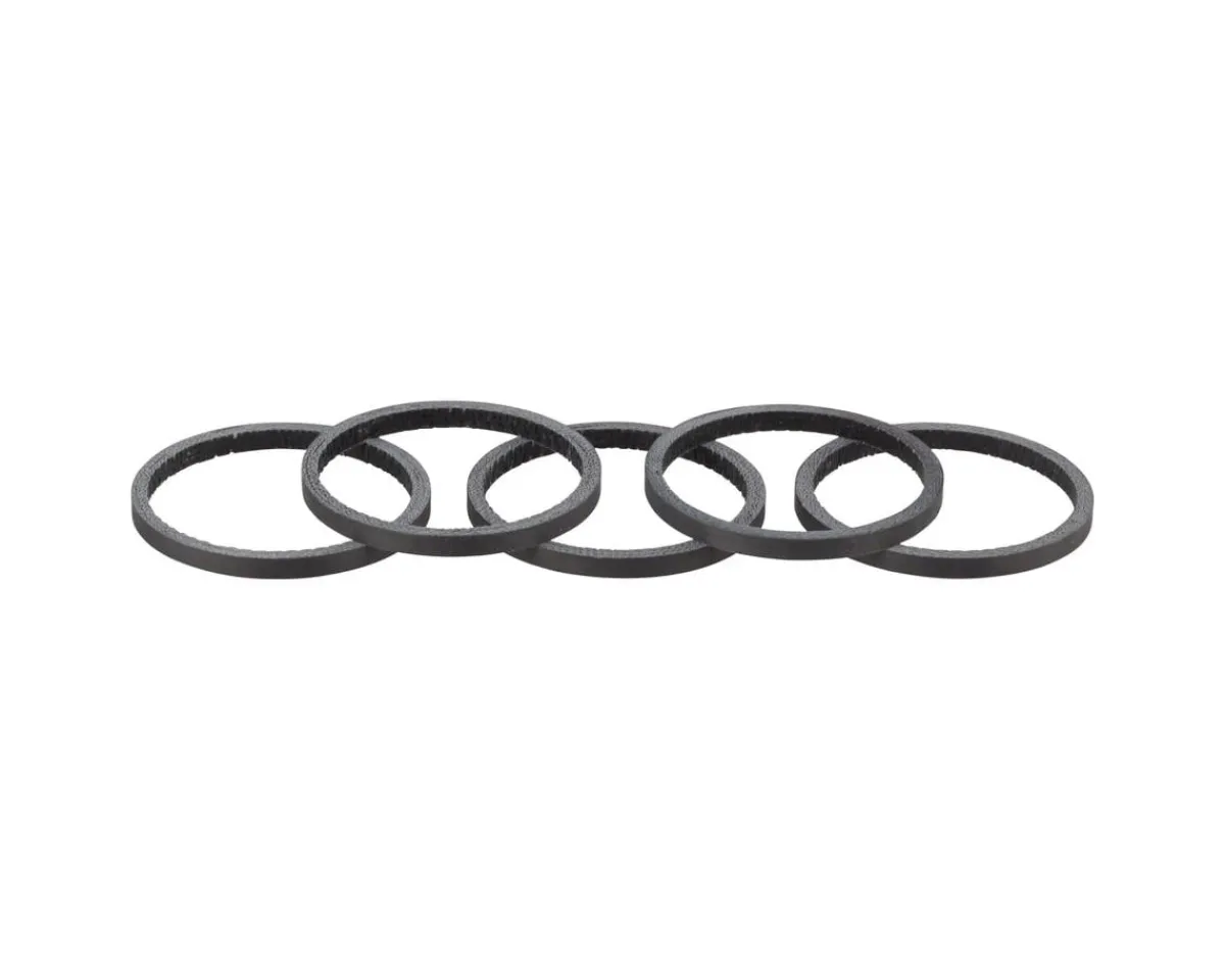 Whisky Parts Headsets & Spacers|UD Carbon Spacer (Matte Black) (5 Pack) (2.5mm)