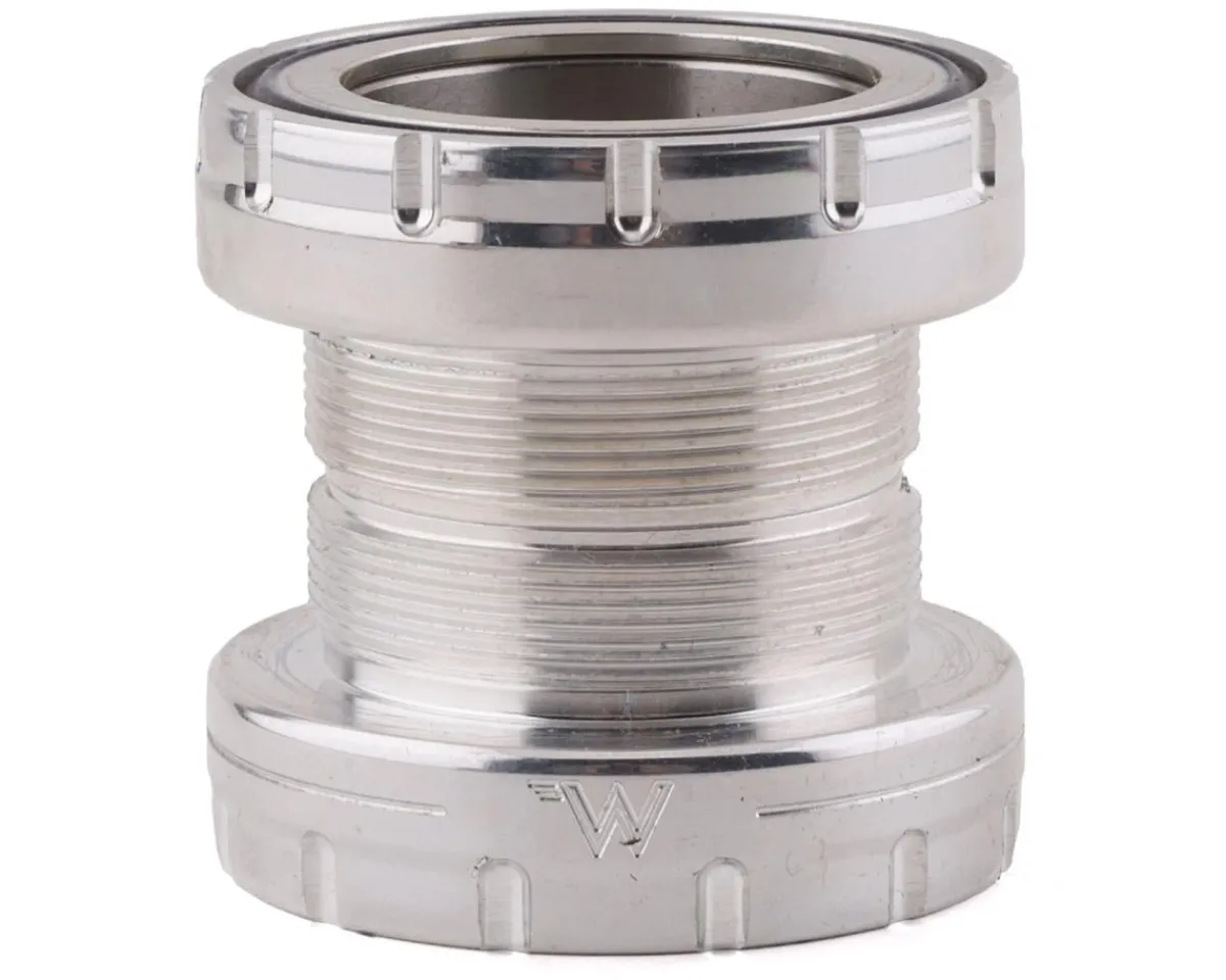 White Industries Bottom Brackets & Parts|External BSA Bottom Bracket (Silver) (30mm Spindle) (Steel Bearings)
