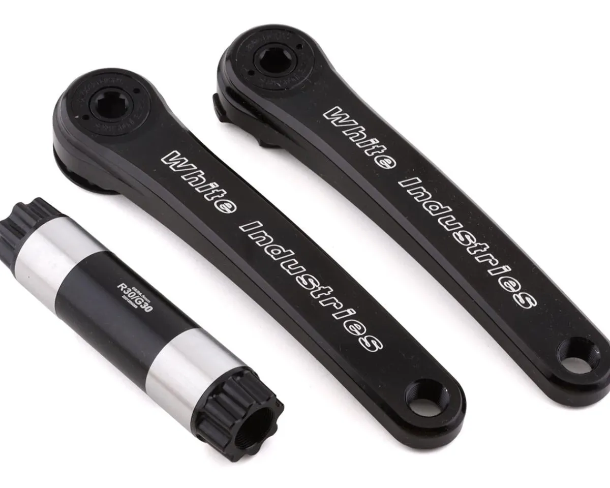 White Industries Cranksets & Parts|G30 Gravel Cranks (Black) (30mm Spindle) (170mm)