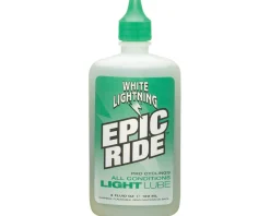White Lightning Lubes, Greases, & Oils|Chains & Accessories|Epic Ride Chain Lubricant (Bottle) (4oz)
