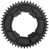 Wolf Tooth Components Chainrings & Accessories|Aero Chainring (Black) (Drop-Stop B) (Single) (46T) (For SRAM 107 BCD Cranksets)