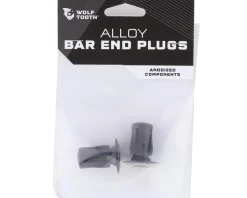 Wolf Tooth Components Handlebars|Alloy Bar End Plugs (Black)