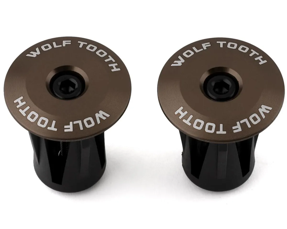 Wolf Tooth Components Handlebars|Alloy Bar End Plugs (Espresso)