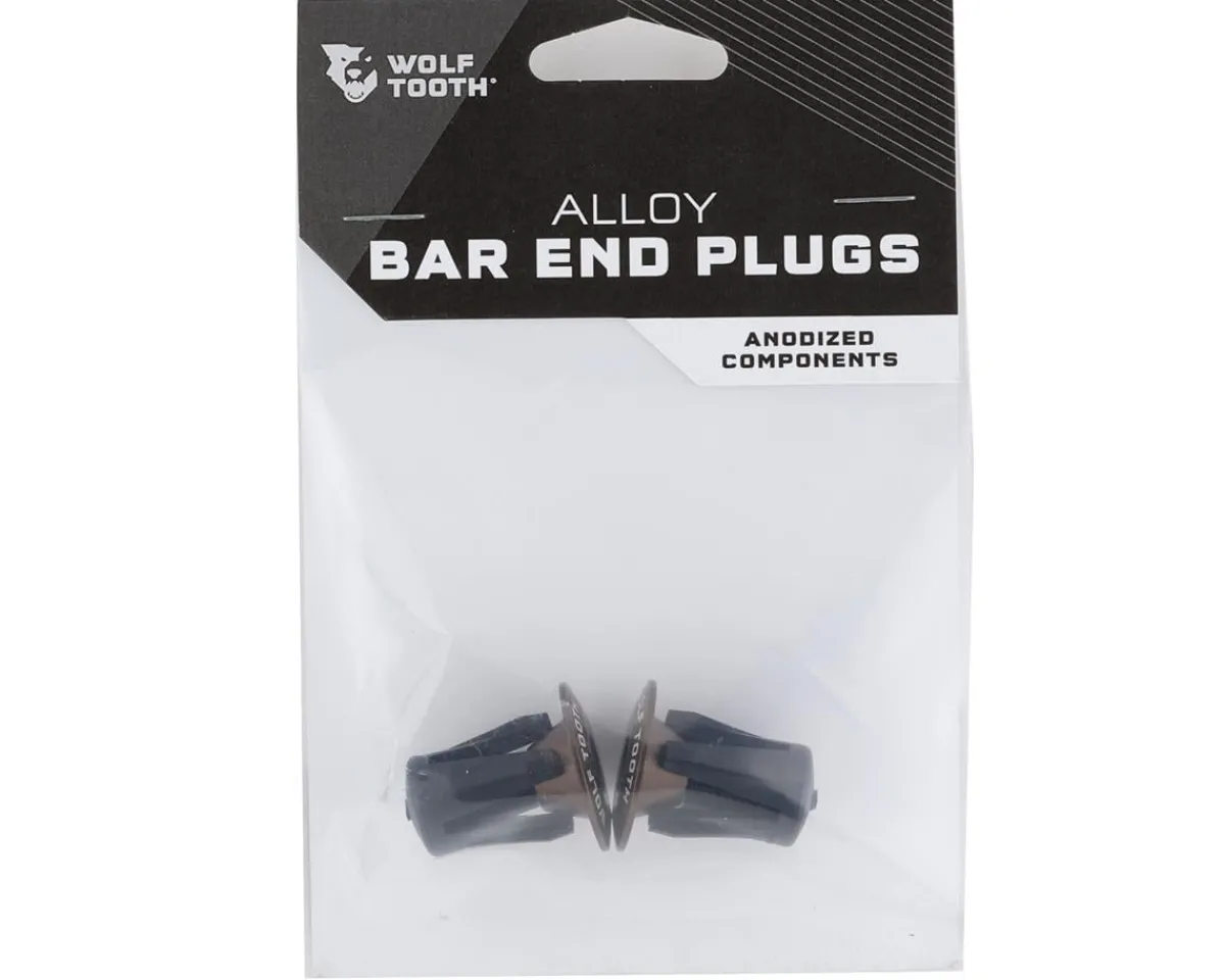 Wolf Tooth Components Handlebars|Alloy Bar End Plugs (Espresso)