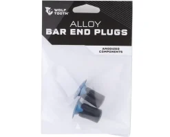 Wolf Tooth Components Handlebars|Alloy Bar End Plugs (Blue)