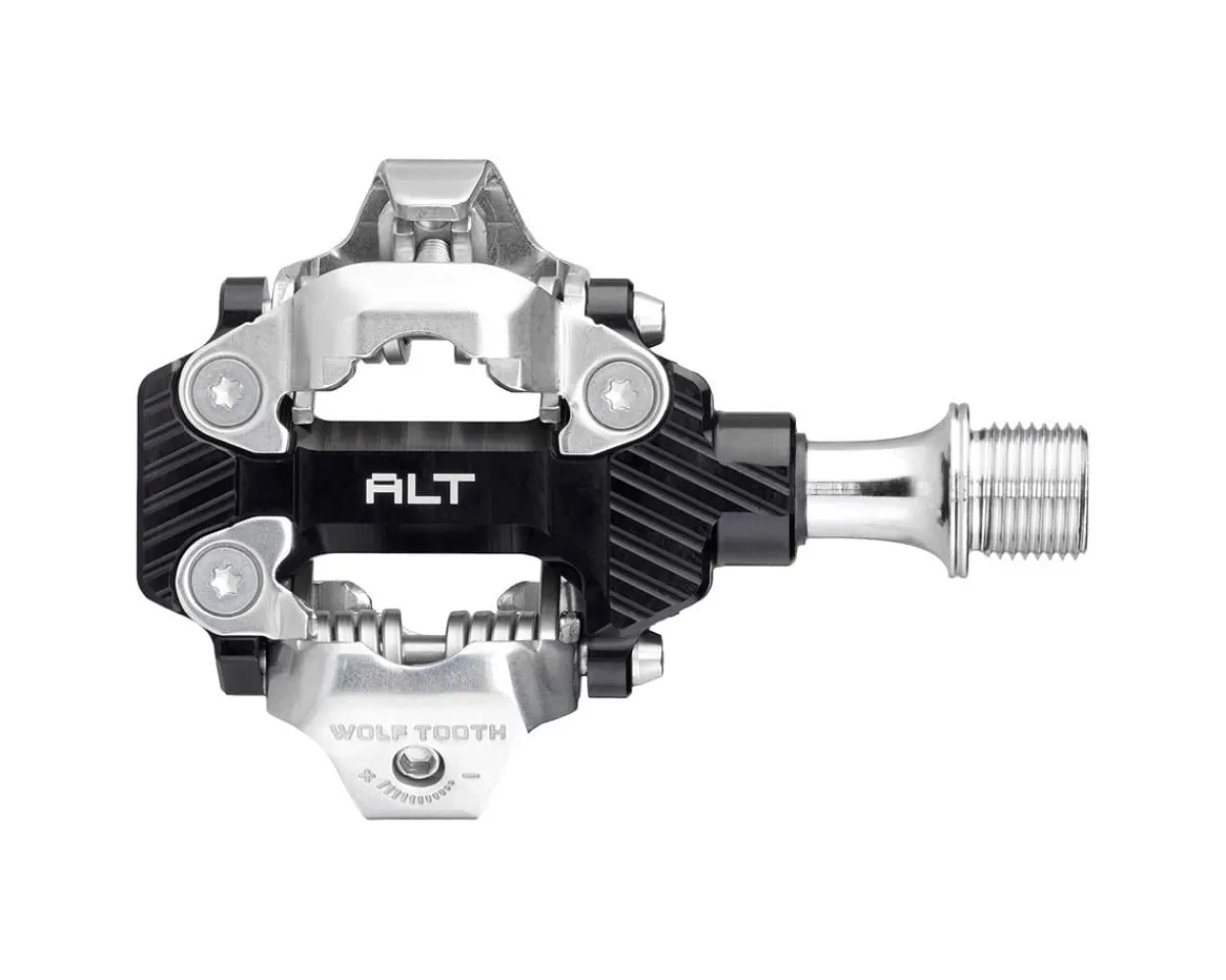 Wolf Tooth Components Pedals & Cleats|ALT XC Clipless Pedals (Black) (Shimano SPD)