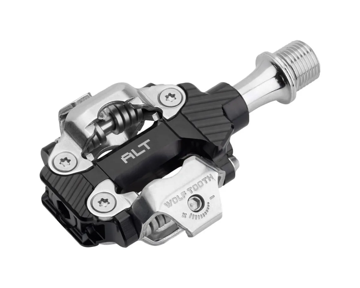 Wolf Tooth Components Pedals & Cleats|ALT XC Clipless Pedals (Black) (Shimano SPD)