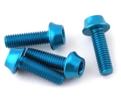 Wolf Tooth Components Bottle Cages & Mounts|Aluminum Bottle Cage Bolts (Teal) (4-Pack)