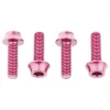 Wolf Tooth Components Bottle Cages & Mounts|Aluminum Bottle Cage Bolts (Pink) (4-Pack)