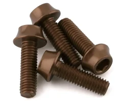 Wolf Tooth Components Bottle Cages & Mounts|Aluminum Bottle Cage Bolts (Espresso) (4-Pack)