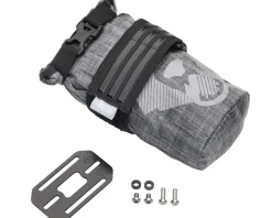 Wolf Tooth Components Bags & Packs|B-RAD TekLite Roll-Top Bag (Grey) (Bag, Strap & Mount Plate) (1L)
