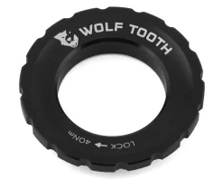 Wolf Tooth Components Brakes|Centerlock Rotor Lockring (Black) (External Spline)