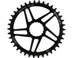 Wolf Tooth Components Chainrings & Accessories|Cinch Direct Mount CX/Road Chainring (Black) (Drop-Stop B) (Single) (38T)