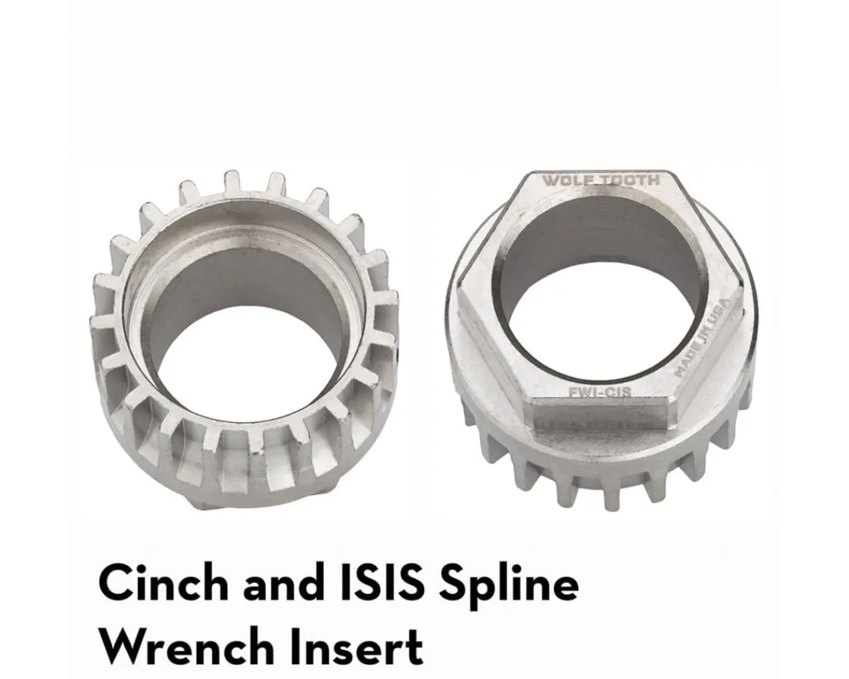 Wolf Tooth Components Bottom Brackets & Parts|Tools|Cinch & ISIS Spline Pack Wrench Insert