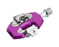 Wolf Tooth Components Pedals & Cleats|CTRL Trail Clipless Pedals (Ultraviolet Purple) (Shimano SPD)