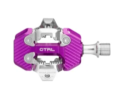 Wolf Tooth Components Pedals & Cleats|CTRL Trail Clipless Pedals (Ultraviolet Purple) (Shimano SPD)