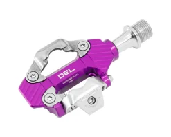 Wolf Tooth Components Pedals & Cleats|DEL Gravel Race Clipless Pedals (Ultraviolet Purple) (Shimano SPD)