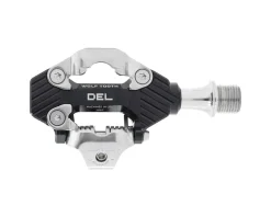 Wolf Tooth Components Pedals & Cleats|DEL Gravel Race Clipless Pedals (Black) (Shimano SPD)