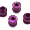 Wolf Tooth Components Chainrings & Accessories|Dual Hex Fitting Chainring Bolts (Purple) (6mm) (4 Pack) (For 1x Use)