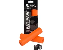 Wolf Tooth Components Grips & Handlebar Tape|Fat Paw Slip-On Grips (Orange)
