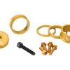 Wolf Tooth Components Headsets & Spacers|Headset Spacer BlingKit (Gold) (3, 5, 10, 15mm) (w/ Bottle Cage Bolts)