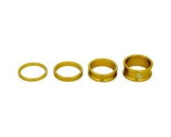 Wolf Tooth Components Headsets & Spacers|1 1/8" Headset Spacer Kit (Gold) (3, 5, 10, 15mm)