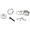 Wolf Tooth Components Headsets & Spacers|Headset Spacer BlingKit (Raw Silver) (3, 5,10, 15mm) (w/ Bottle Cage Bolts)