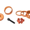 Wolf Tooth Components Headsets & Spacers|Headset Spacer BlingKit (Orange) (3, 5, 10, 15mm) (w/ Bottle Cage Bolts)