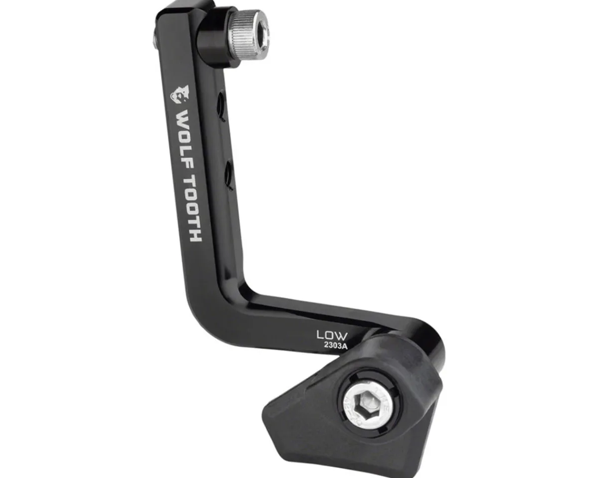 Wolf Tooth Components Chainrings & Accessories|LoneWolf Aero Chainguide (Black) (Braze-On) (Low Sweep)