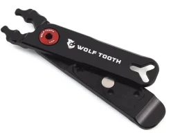 Wolf Tooth Components Tools|Master Link Combo Pliers (Black/Red Bolt)