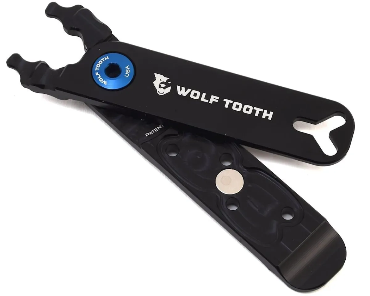 Wolf Tooth Components Tools|Master Link Combo Pliers (Black/Blue Bolt)