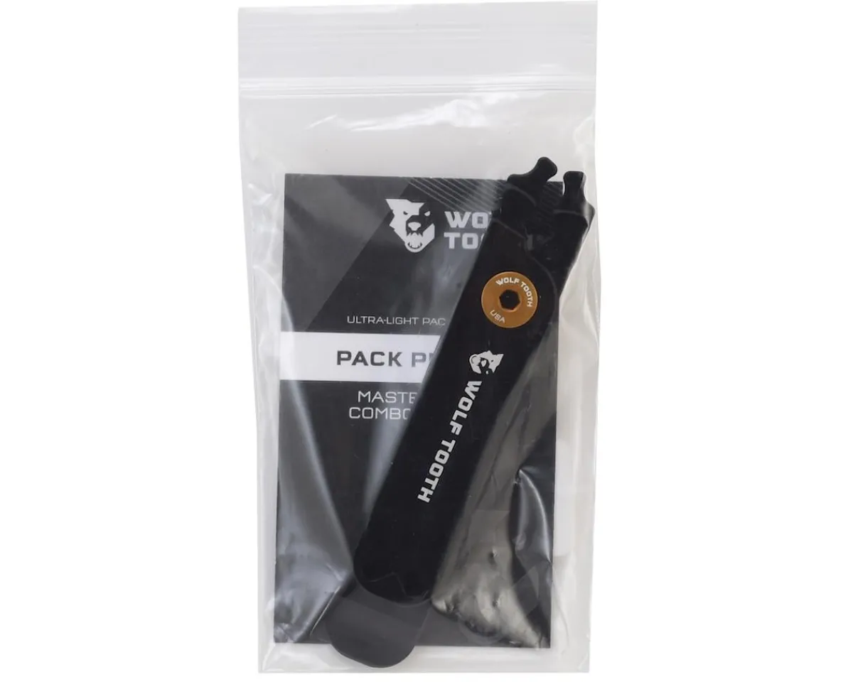 Wolf Tooth Components Tools|Master Link Combo Pliers (Black/Gold Bolt)