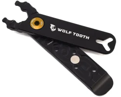 Wolf Tooth Components Tools|Master Link Combo Pliers (Black/Gold Bolt)