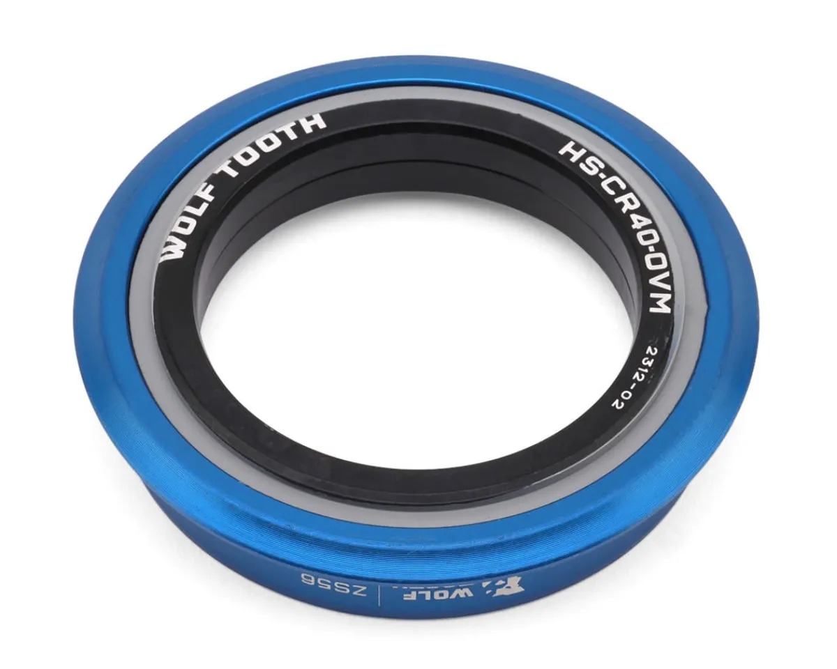 Wolf Tooth Components Headsets & Spacers|Performance Headset Lower (Blue) (ZS56/40)