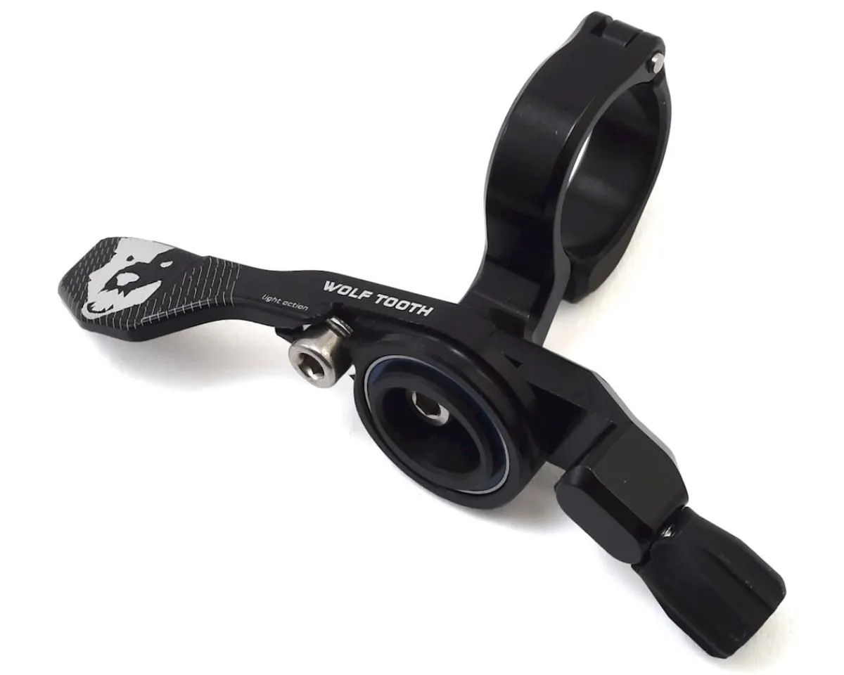 Wolf Tooth Components Seatposts & Clamps|ReMote Light Action Dropper Lever (Black) (22.2mm Clamp)