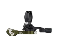 Wolf Tooth Components Seatposts & Clamps|ReMote Pro Dropper Post Remote Lever (Olive) (22.2mm Clamp)