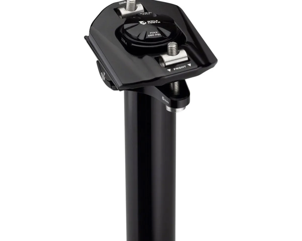 Wolf Tooth Components Seatposts & Clamps|Resolve Dropper Seatpost (Black) (30.9mm) (363mm) (125mm)